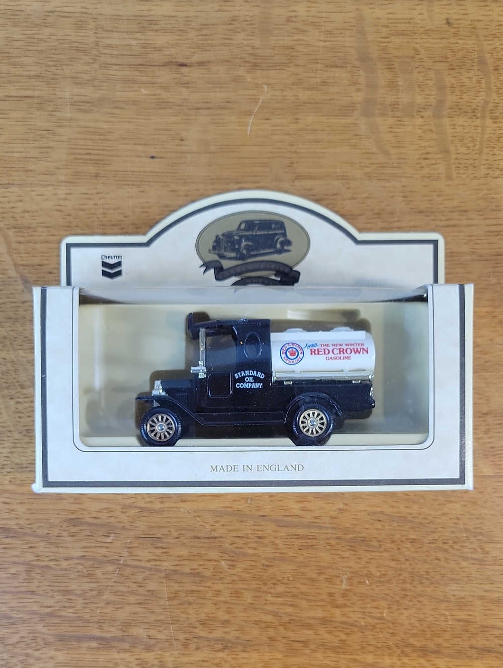 Vintage Tanker Truck Collectible The New Winter Red Crown